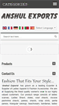 Mobile Screenshot of anshulexports.com